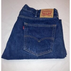 Levi Straus & Co 505 W38 X L32 Men's Jeans EUC Classic Straight Leg Dk Wash